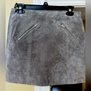 Blank NYC Grey suede mini skirt size 26